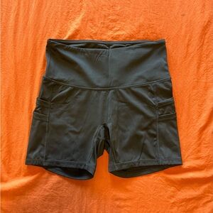 Black Women's High-Waisted Shorts